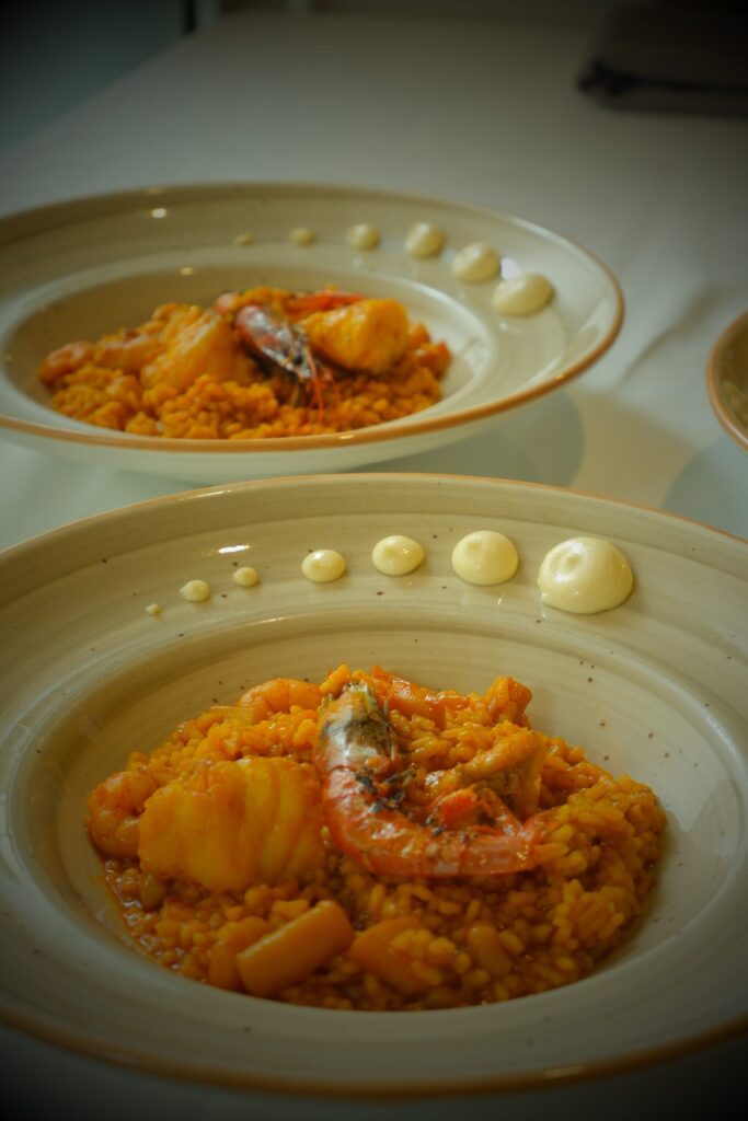 Arroz meloso de gambas y rape, MADE Restaurante